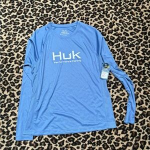 NWT HUK FISHING Quiet Harbor Pursuit long sleeve shirt